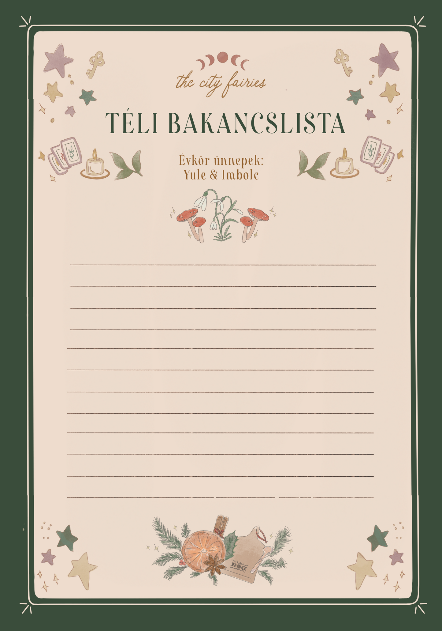 Téli Bakancslista