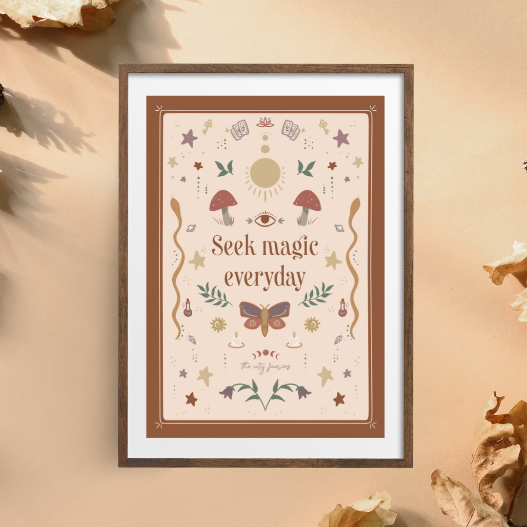 Seek Magic Everyday print