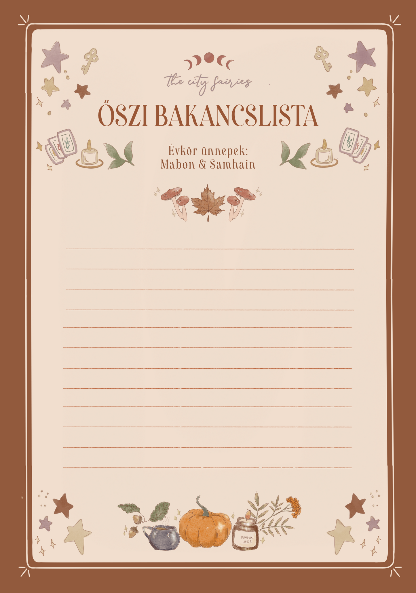 Őszi Bakancslista